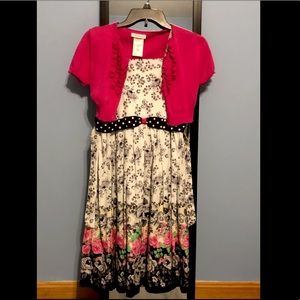 Children’s Dress/Short Sleeved Cardigan